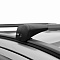 LUX BRIDGE BMW X3 2010-2017 - багажник на крышу (дуги крыловидные черные 105/110 см)