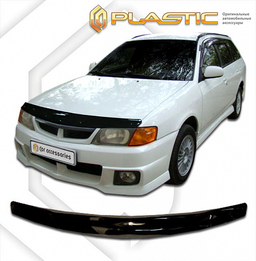 Дефлектор капота Classic черный Nissan Wingroad  1999-2001 СА Пластик