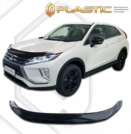 Дефлектор капота Classic черный Mitsubishi Eclipse Cross  2017–2021  СА Пластик