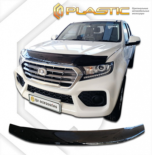 Дефлектор капота Classic черный Great Wall Wingle 7 2018–н.в. СА Пластик