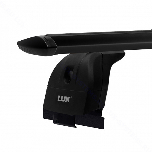 LUX БК2 Jeep Wrangler17i - багажник на крышу (дуги крыловидные черные 140 см)