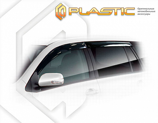 Ветровики дверей Classic полупрозрачный Toyota Corolla Fielder 2006-2012 СА Пластик