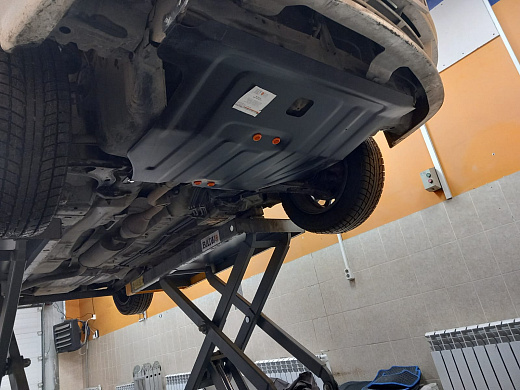 Защита картера и КПП Nissan Wingroad 11/ Bluebird Sylphy 2WD / Ad Van / Sunny B15 2WD 1999-2006 сталь 2мм