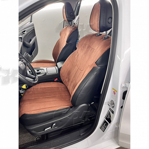 Чехлы для Haval Jolion (2020 - 2024) спинка 60/40, сиденье диван  Автокомфорт