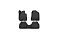 Коврики 3D в салон HYUNDAI ix35 2010->, 4 шт. (полиуретан)