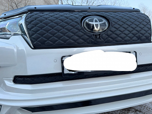 !!!Утеплитель радиатора кожаный Toyota Land Cruiser Prado 150 2017 - 2023