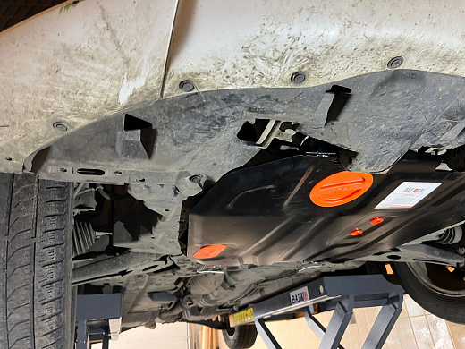 Защита картера и КПП Mitsubishi ASX \ RVR \ Outlander XL v2.0\ Delica D5  2008- сталь 2мм
