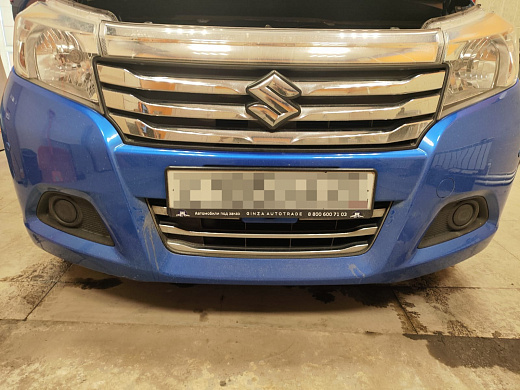 Утеплитель радиатора кожаный Suzuki Solio 2018 - 2020 Только нижняя часть
