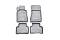 Коврики в салон MERCEDES-BENZ СLS-Class W219 2004->, 4 шт. (полиуретан)