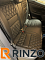 Чехлы Rinzo кожа PVC Toyota Yaris \ Yaris Cross 2020- раздельные подголовники НЕ ГИБРИД модель Grid (ромб)