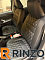 Чехлы Rinzo кожа PVC Toyota Yaris \ Yaris Cross 2020- раздельные подголовники НЕ ГИБРИД модель Grid (ромб)