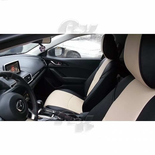 Чехлы Mazda Axela седан BM 2013-2019 (Мод.295.0) Автокомфорт