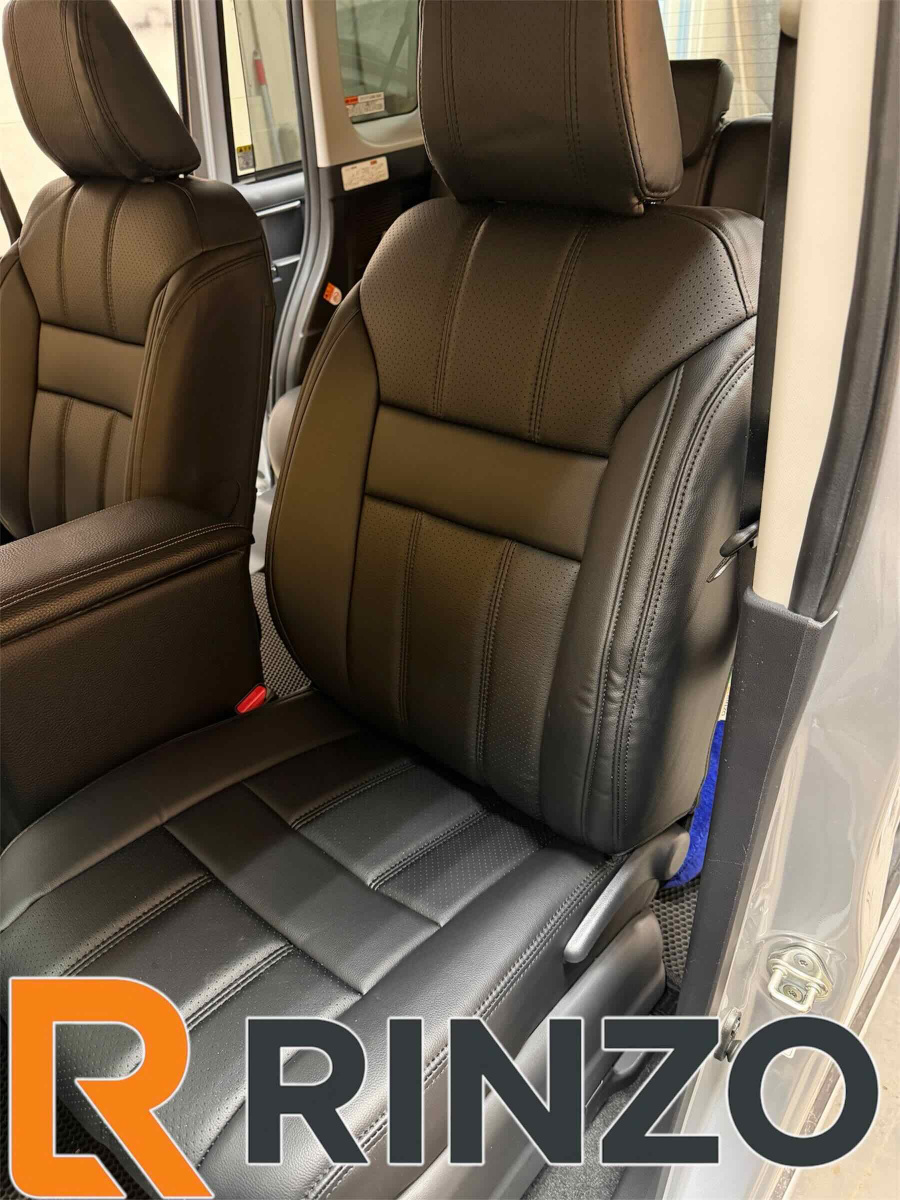 Чехлы Rinzo кожа PVC Toyota Tank/Roomy ;Daihatsu Thor; Subaru Justy 2016-2020 ДОРЕСТ  Подлок. (черный) Vector